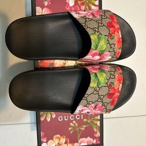 Gucci GG Blooms slide sandals